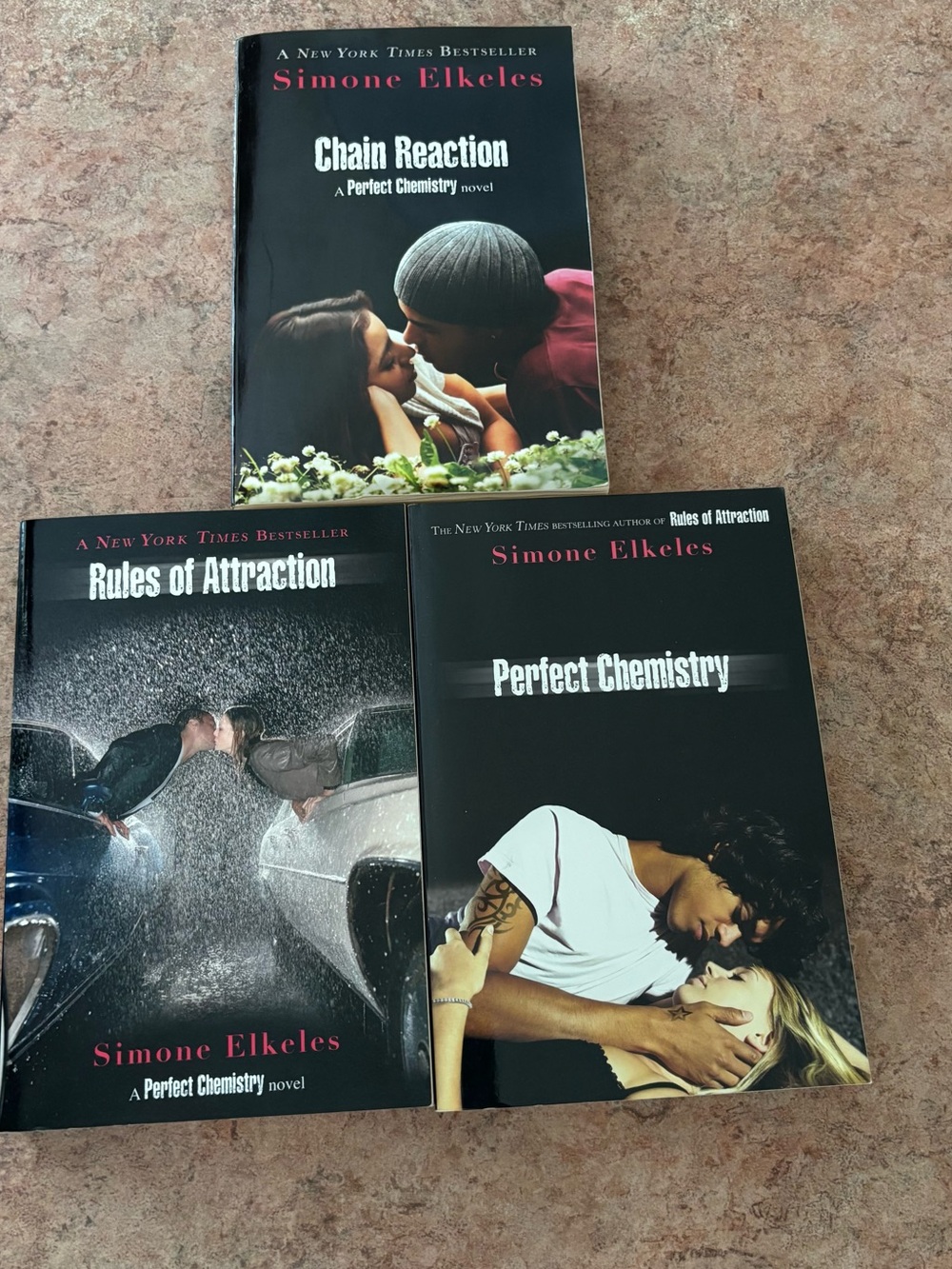 Simone Elkeles Perfect Chemistry Series - 3 Paperback Books